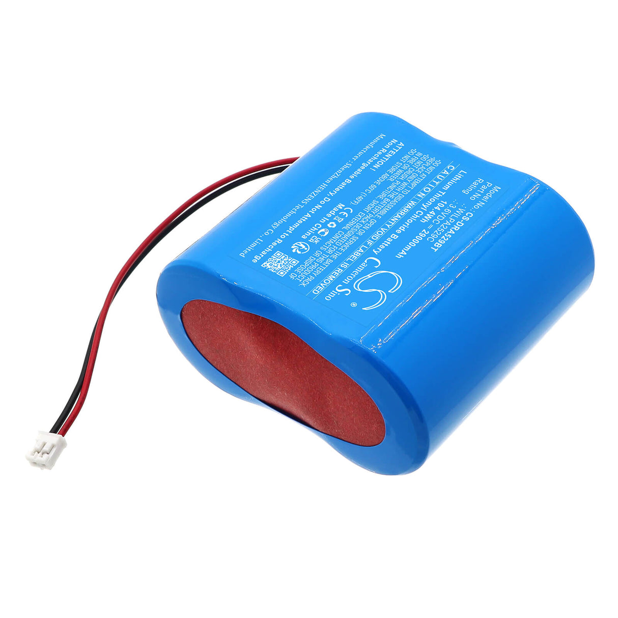 3.6V, Li-SOCl2, 29000mAh, Alarm System battery fits Delta Dore, WILPA2529C, 6416222, Bat CS 8000-SI-SEFIO3 Tyxal+, 104.4Wh Alarm System Cameron Sino Technology Limited (Dangerous Goods)