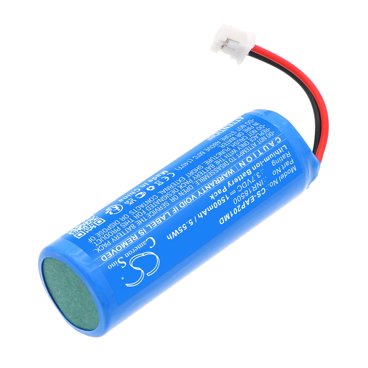 3.7V, Li-ion, 1500mAh, Medical battery fits Endodontic, INR18500, Alpha II Resident, 5.55Wh Medical Cameron Sino Technology Limited