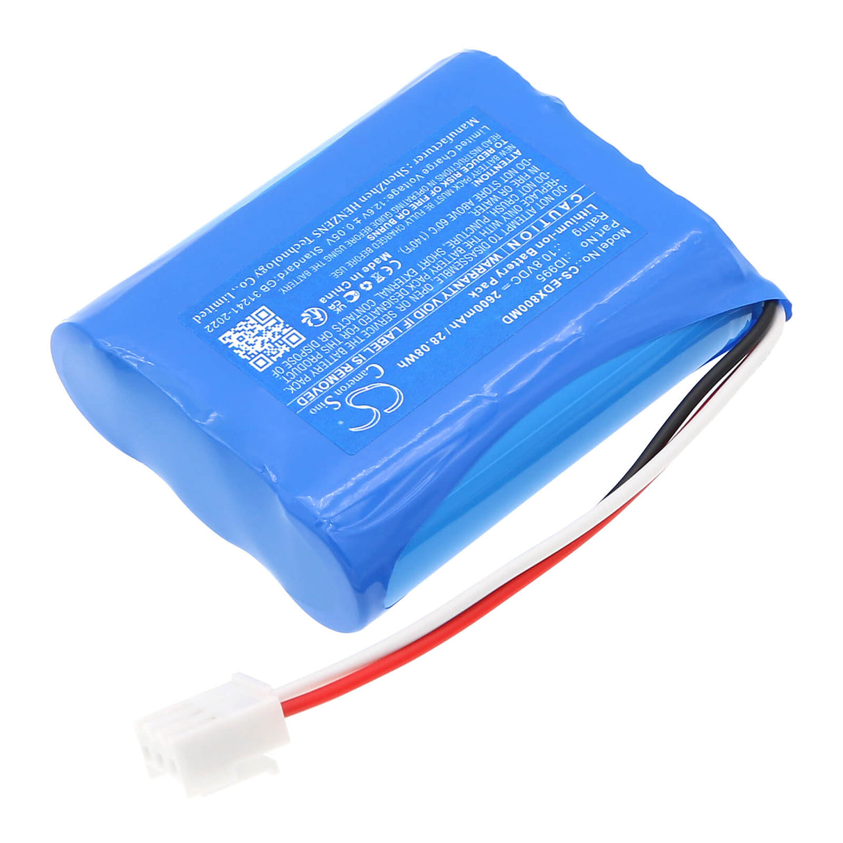 10.8V, Li-ion, 2600mAh, Batterie médicale compatible avec Edan, 01.21.064380, Epm5, Epm7, 28.08Wh Médical Cameron Sino Technology Limited (Médical)