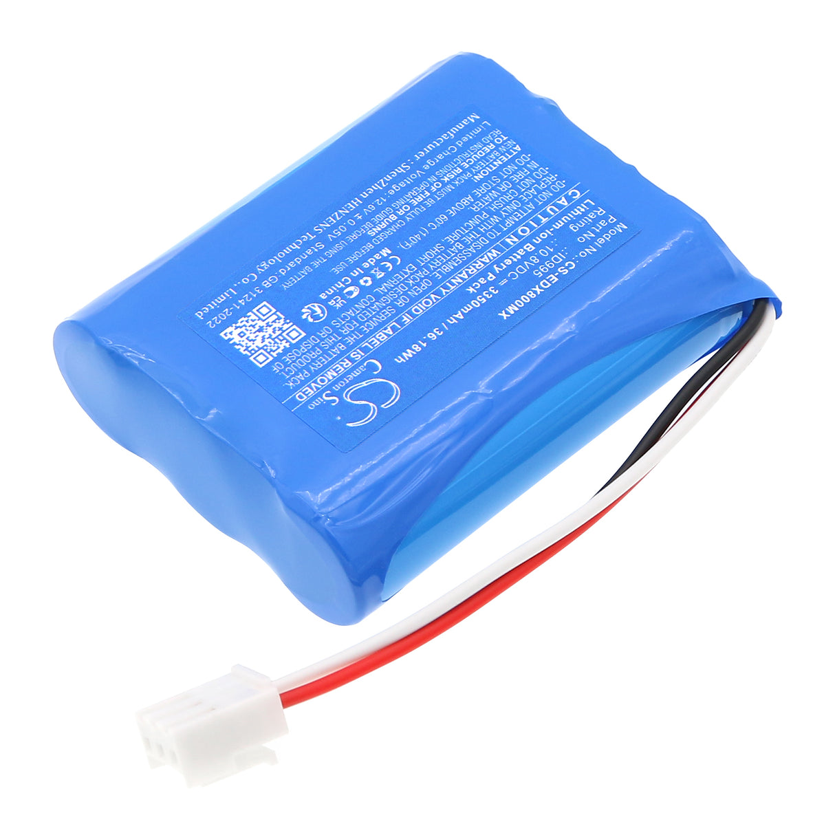 10,8V, Li-ion, 3350mAh, Batterie médicale compatible Edan, 01.21.064380, Epm5, Epm7, 36,18Wh Medical Cameron Sino Technology Limited (Médical)