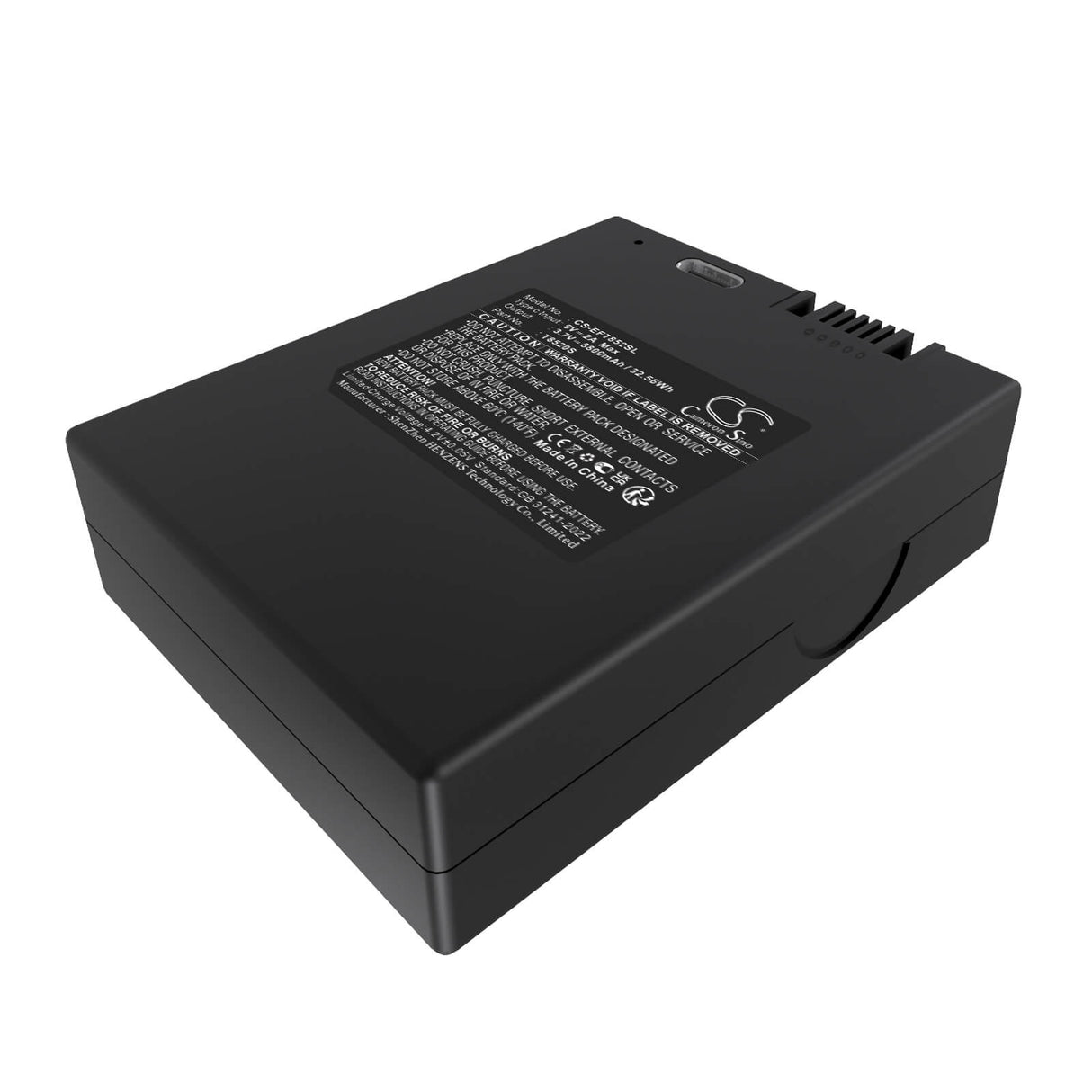 3.7V, Li-ion, 10500mAh, batterie de caméra de sécurité domestique compatible avec Eufy, T8520s, E330, Eufycam 3, 38.85Wh Caméra de sécurité domestique Cameron Sino Technology Limited
