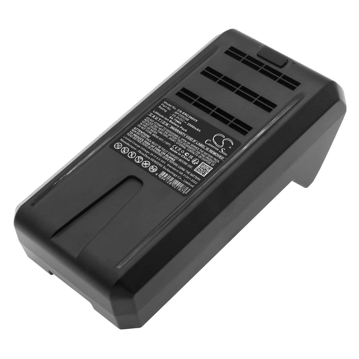 25.9V, Li-ion, 2500mAh, Vacuum battery fits Eureka, BP25925B, NEC390BL, Stylus Elite, 64.75Wh Vacuum Cameron Sino Technology Limited