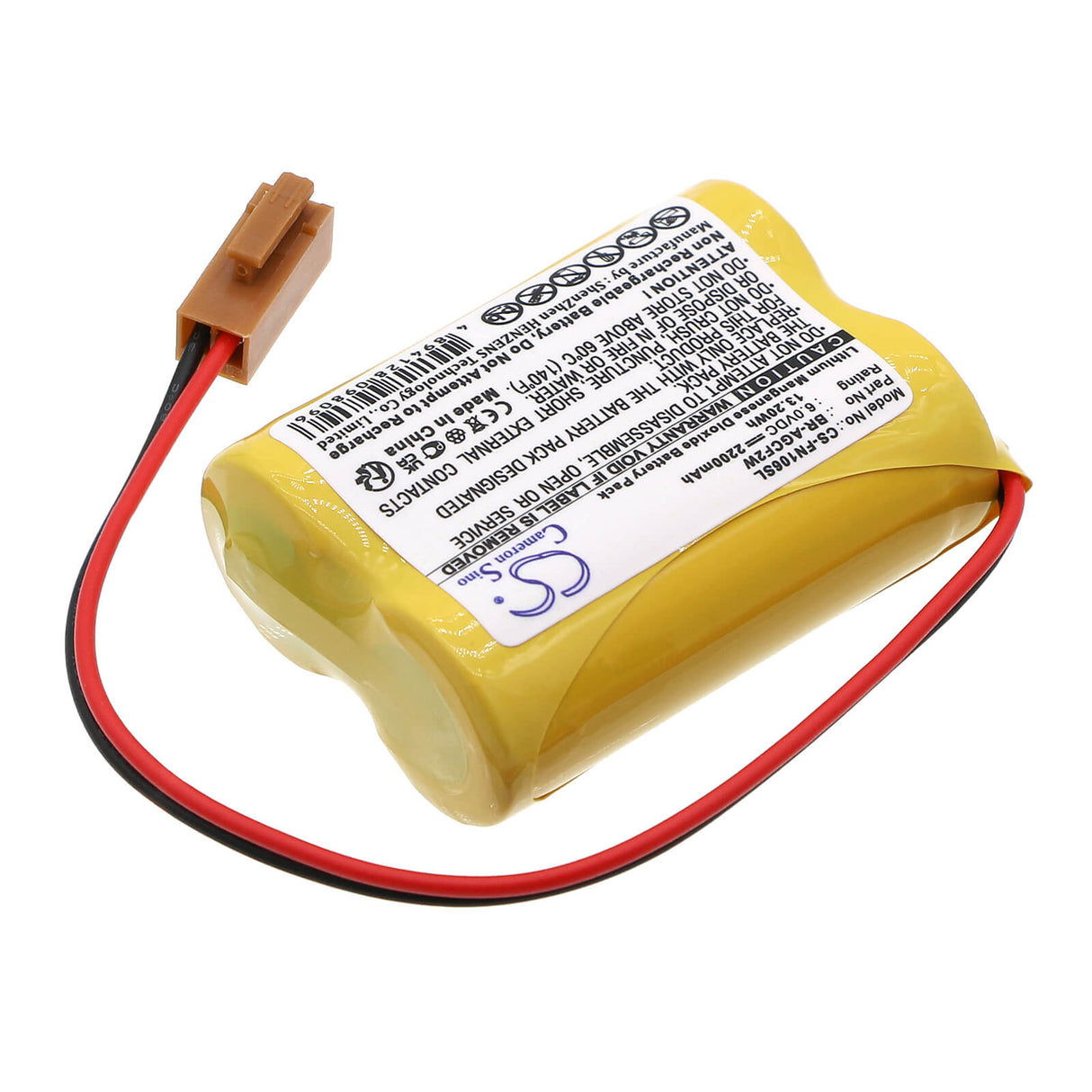 PLC Battery for Fanuc Br-acf2p-187, Br-agcf2w 6v, 1800 Mah - 10.8wh PLC Cameron Sino Technology Limited