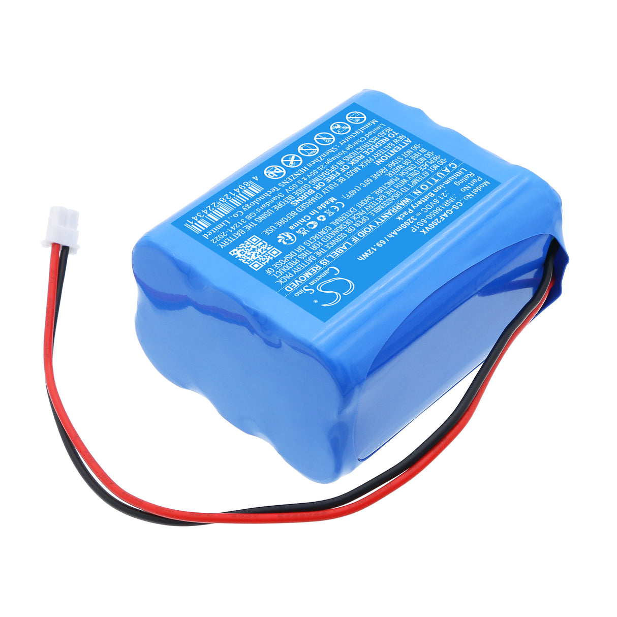 21.6V, Li-ion, 3200mAh, Fans battery fits Geek Aire, INR18650-6S1P, Fan CF2, 69.12Wh Fans Cameron Sino Technology Limited