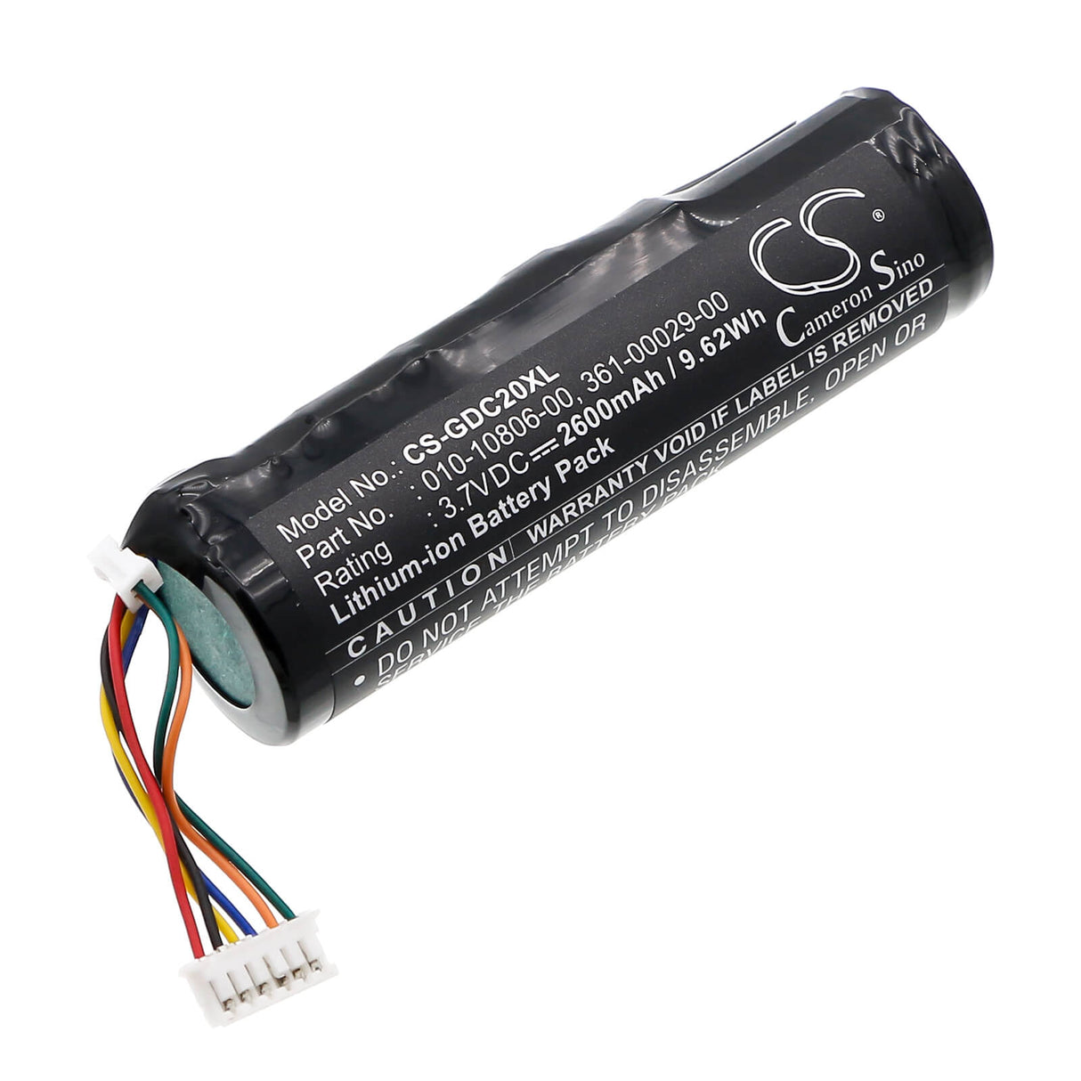 3.7V, Li-ion, 2600mAh, Dog Collar battery fits Garmin, 010-10806-00, Astro 220, Astro 320, 9.62Wh Dog Collar Cameron Sino Technology Limited