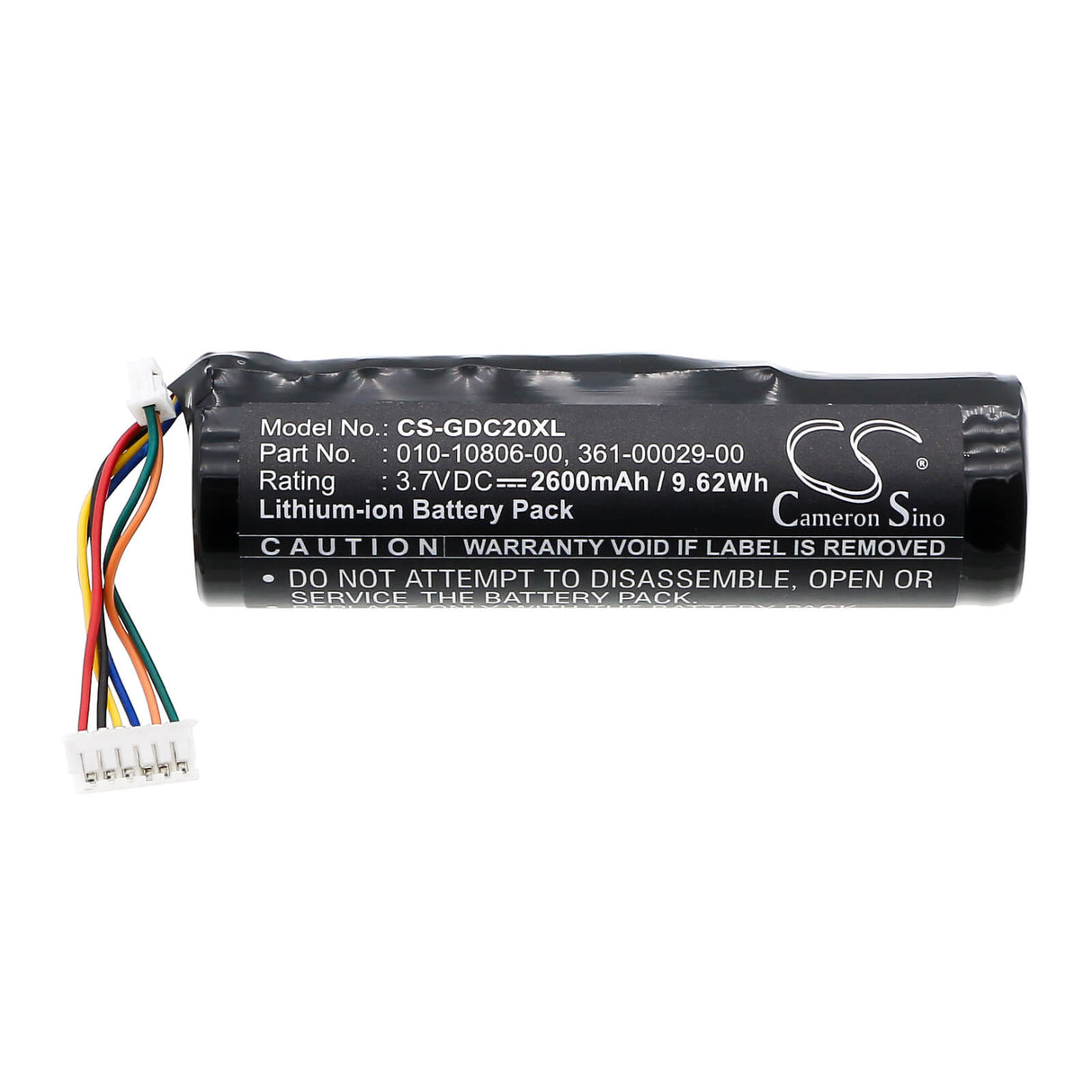 3.7V, Li-ion, 2600mAh, Dog Collar battery fits Garmin, 010-10806-00, Astro 220, Astro 320, 9.62Wh Dog Collar Cameron Sino Technology Limited