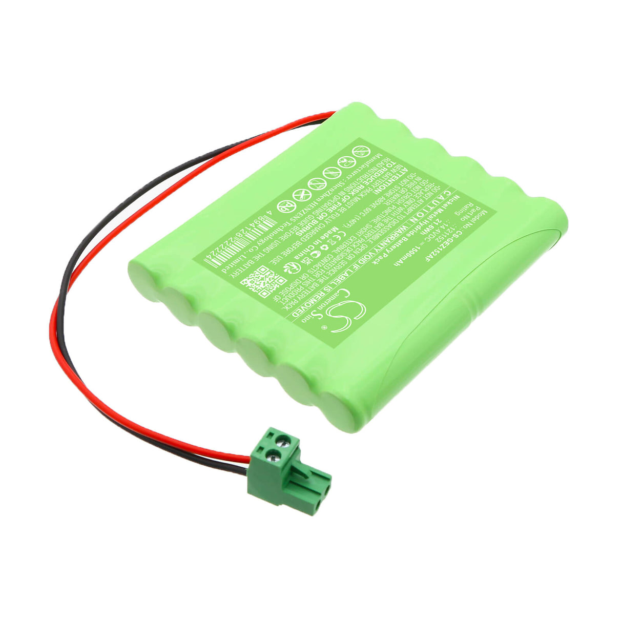 14,4V, Ni-MH, 1500mAh, batterie pour portes automatiques compatible avec Geze, 121152, Ecconodrive EL, 21,6Wh Portes Automatiques Cameron Sino Technology Limited