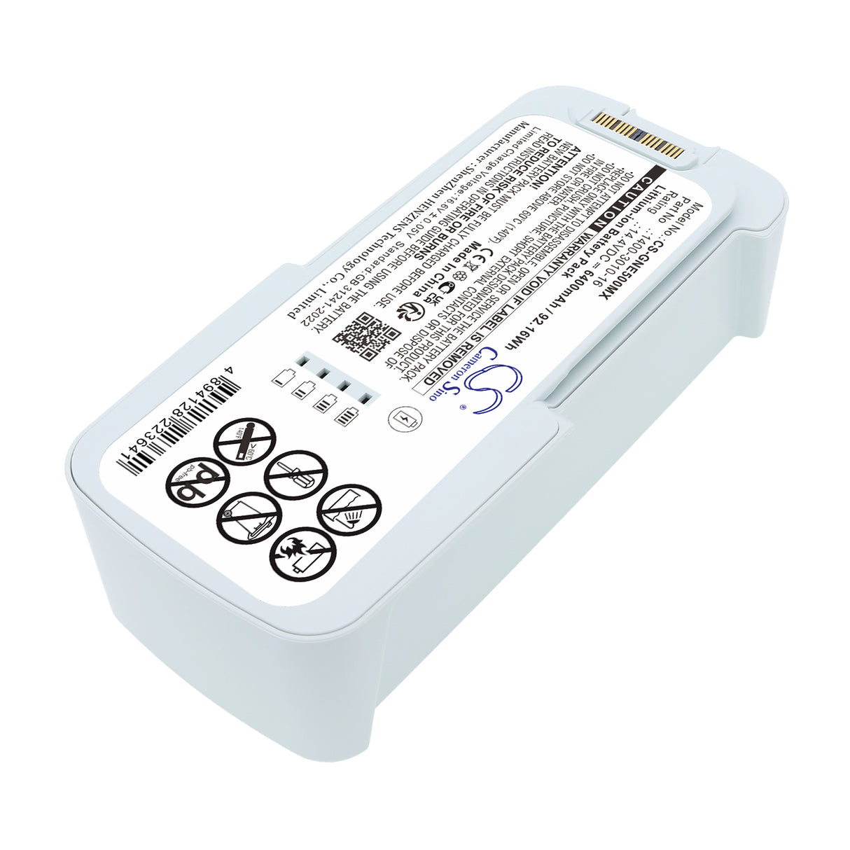 14.4V, Li-ion, 6400mAh, Medical battery fits Inogen, 1400-3010-16, One G5, Rove 6, 92.16Wh Medical Cameron Sino Technology Limited