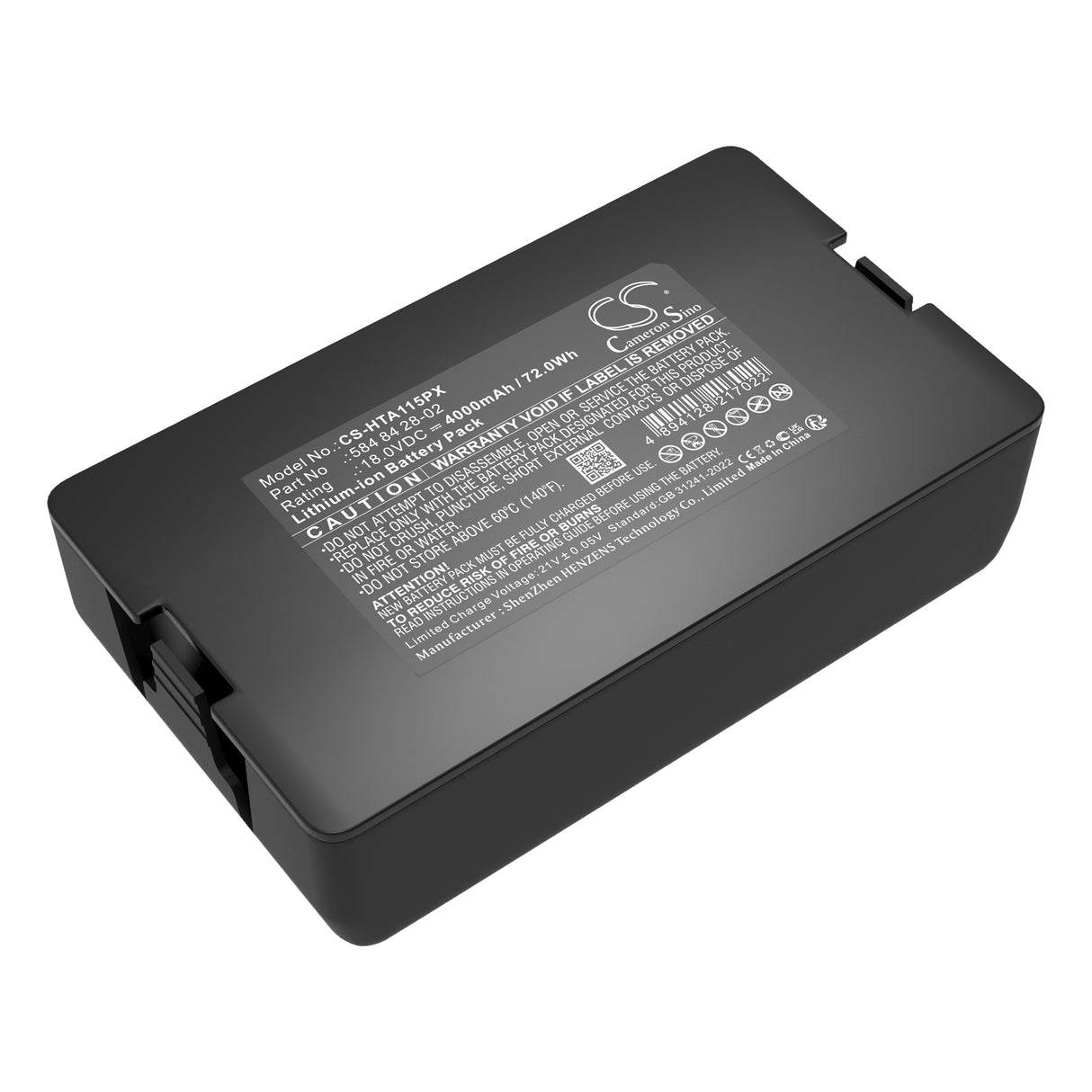 18.0V, Li-ion, 4000mAh, Lawn Mowers battery fits Flymo, Easilife 200, Easilife 350, 72.0Wh Lawn Mowers Cameron Sino Technology Limited