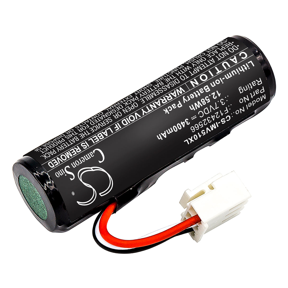 3.7V, Li-ion, 3400mAh, Payment Terminal battery fits Ingenico, F12432566, Move 5000 3g Bluetooth, Move 5000 3g Wifi Bluetooth, 12.58Wh Payment Terminal Cameron Sino Technology Limited