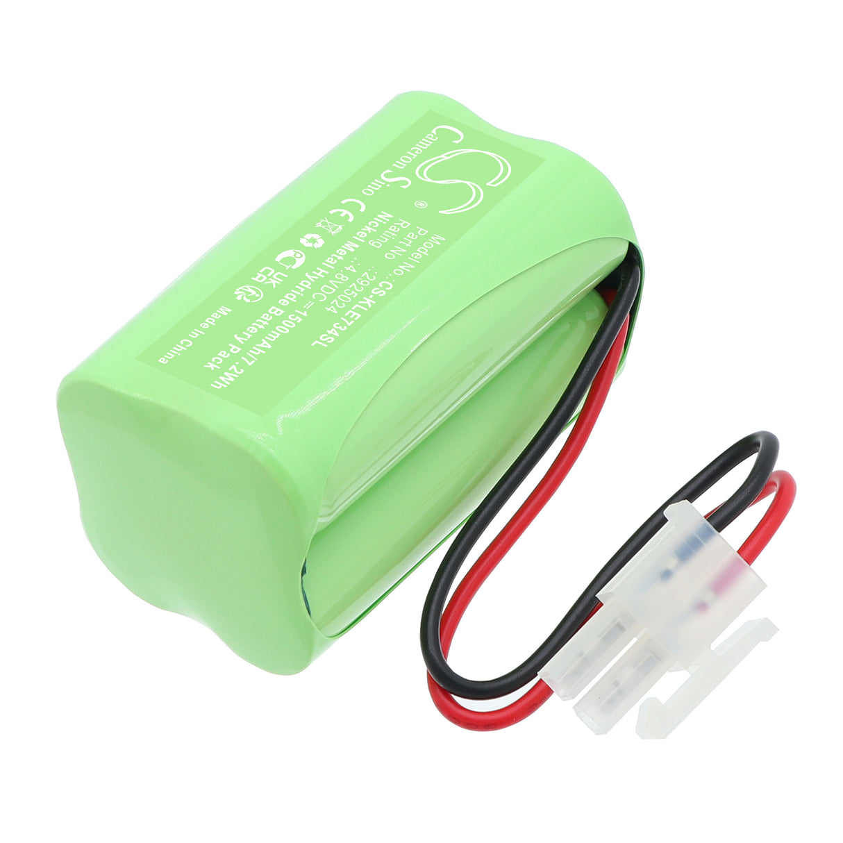 4.8V, Ni-MH, 1500mAh, LED Light battery fits Kamlux, 2925024, 7348707, LED E7348705, 7.2Wh LED Light Cameron Sino Technology Limited