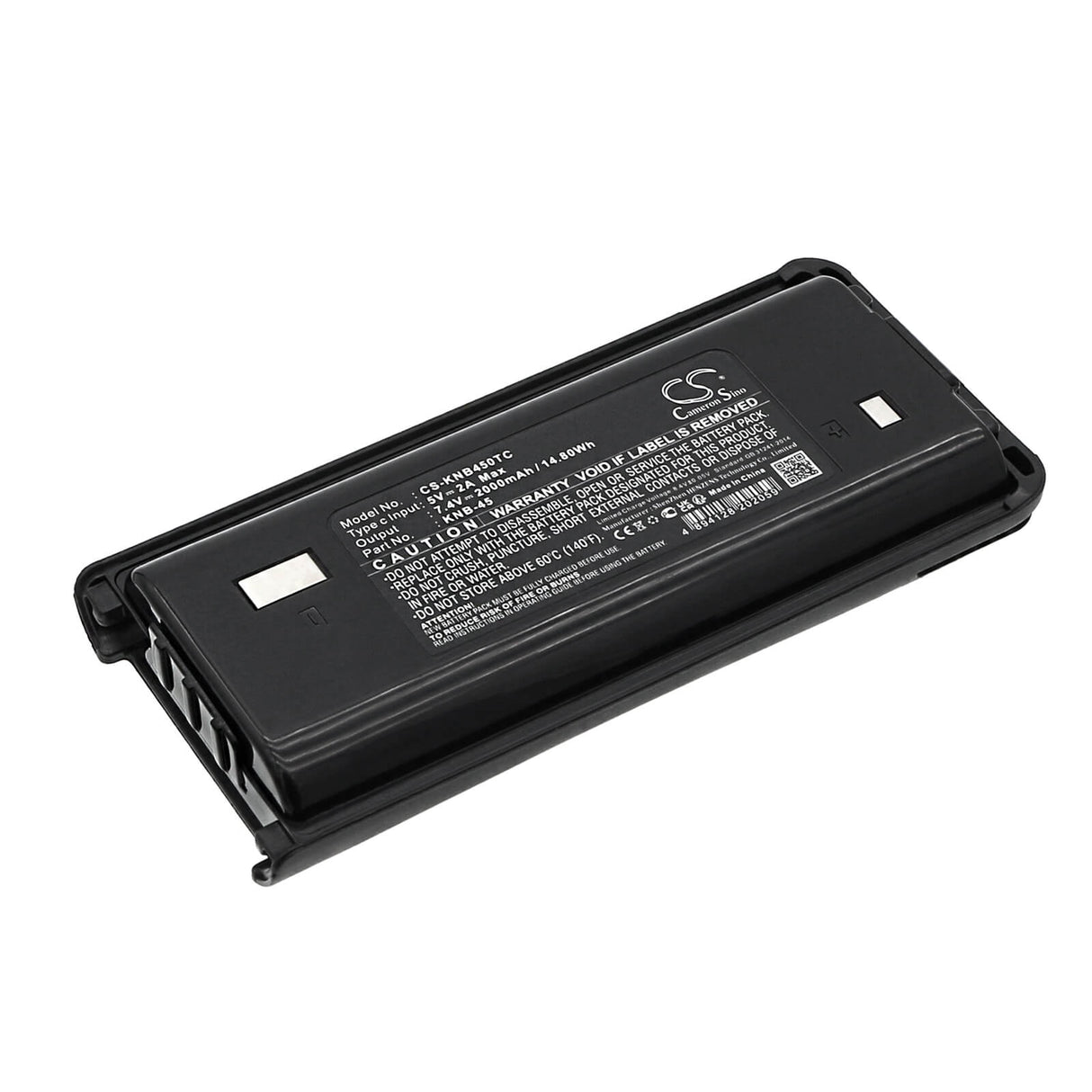 7.4V, Li-ion, 2000mAh, Two-Way Radio Battery fits Kenwood, Nx240, Nx248, 14.80Wh Two-Way Radio Cameron Sino Technology Limited