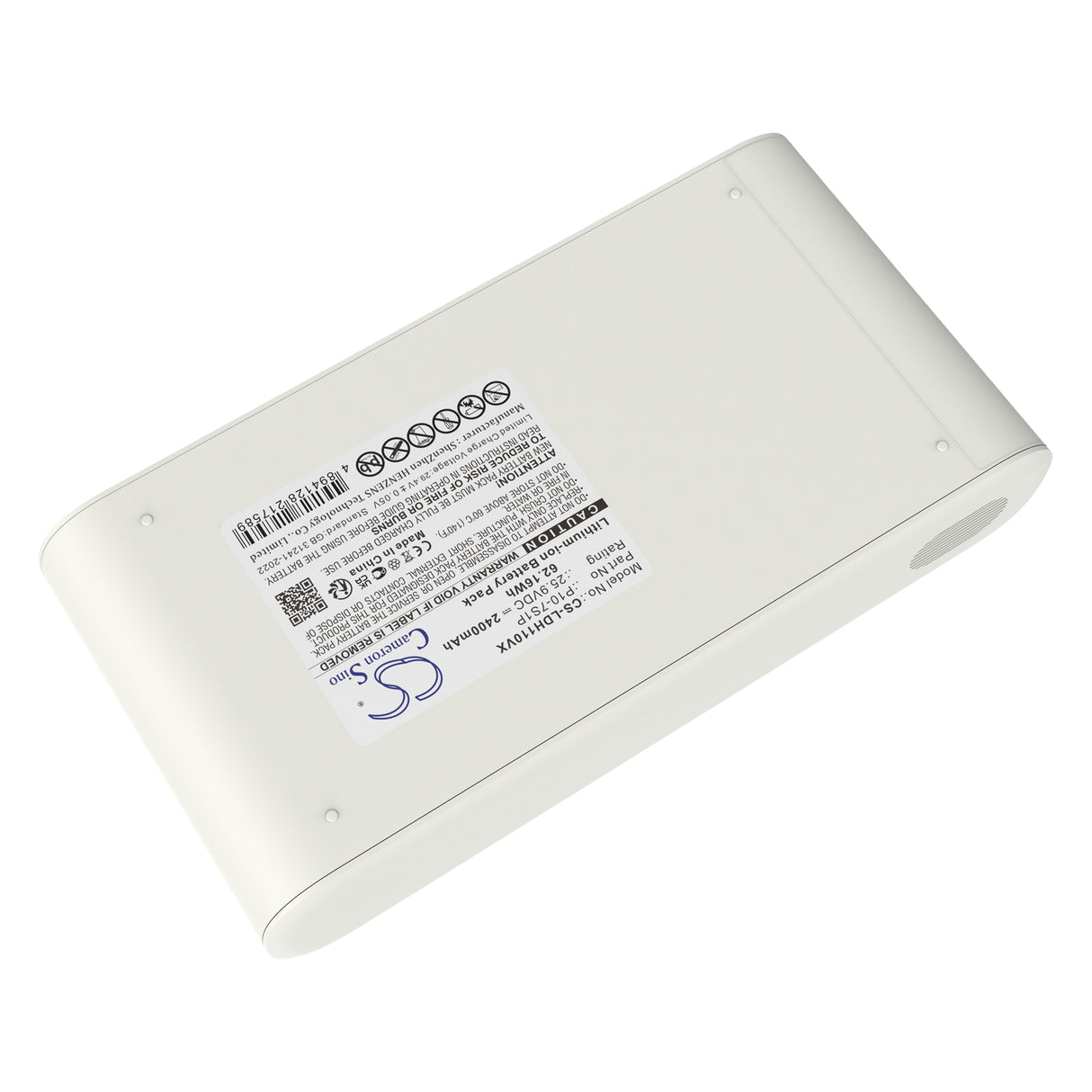 25.9V, Li-ion, 2400mAh, Vacuum battery fits Lydsto, P10-7s1p, H11, Lydsto H11h, 62.16Wh Vacuum Cameron Sino Technology Limited