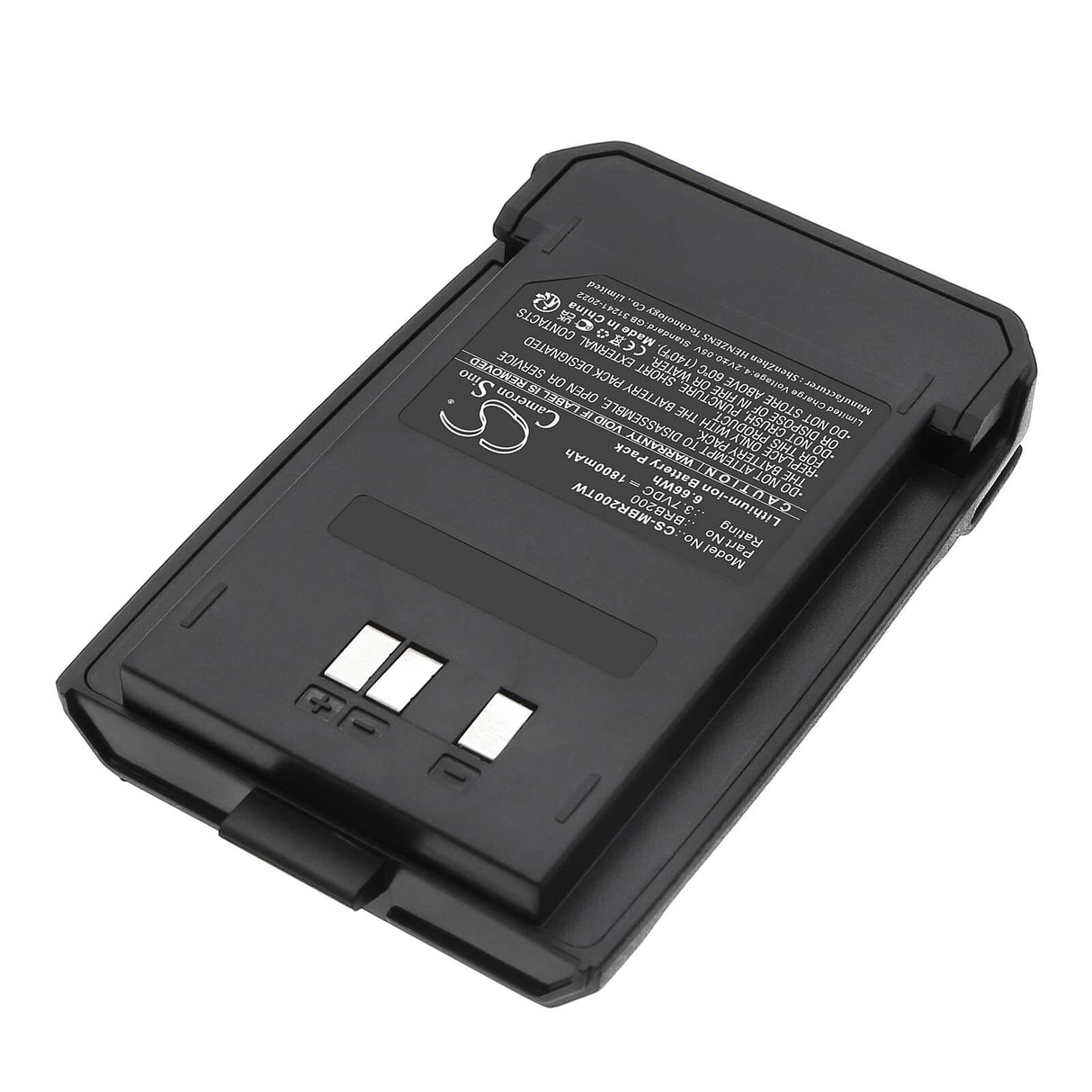 3.7V, Li-ion, 1800mAh, Two-Way Radio battery fits Midland, BRB200, BizTalk BR200, 6.66Wh Two-Way Radio Cameron Sino Technology Limited