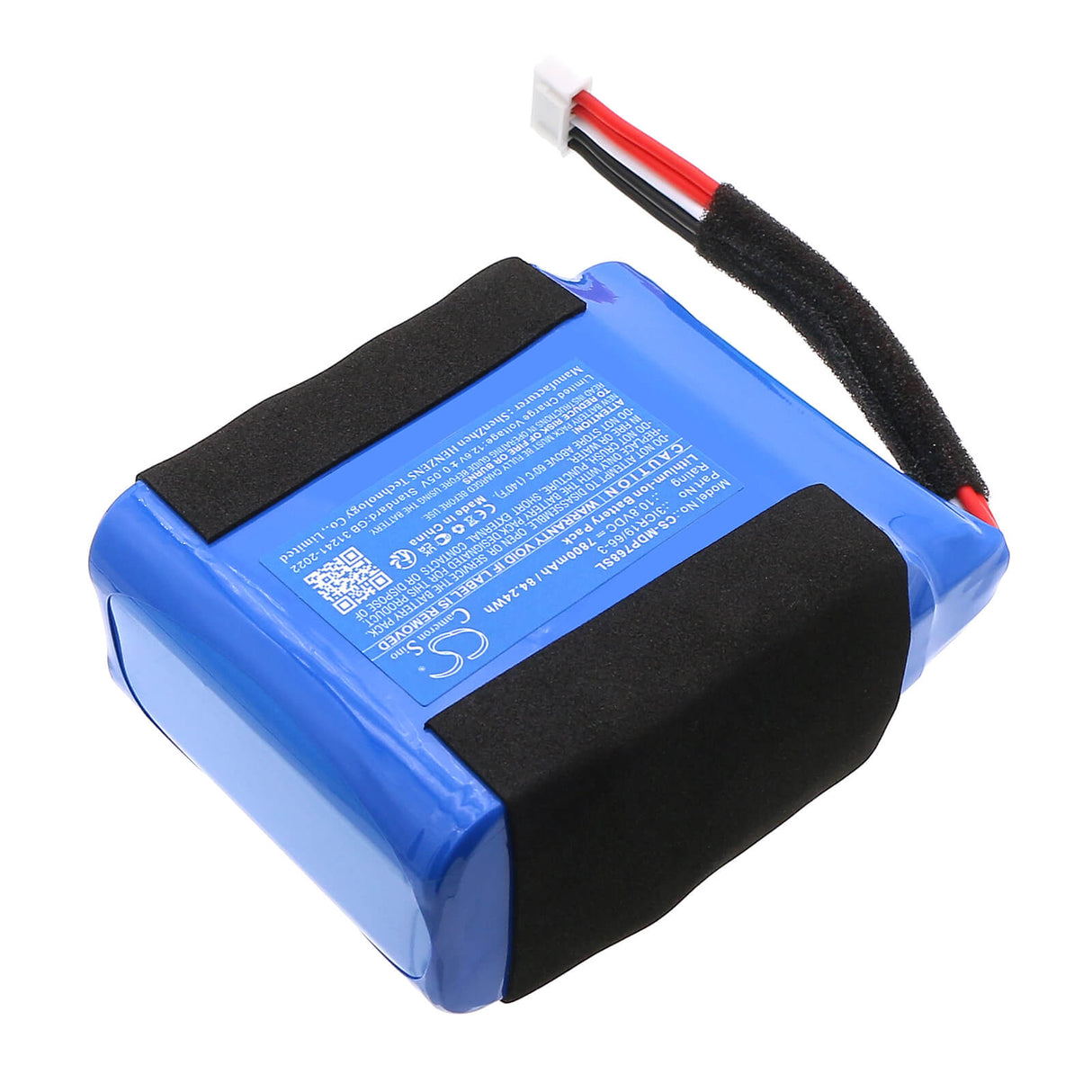 10.8V, Li-ion, 7800mAh, Batterie de haut-parleur compatible avec Medion, 3icr19/66-3, 50077082, Life P61746, 84.24Wh Haut-parleur Cameron Sino Technology Limited