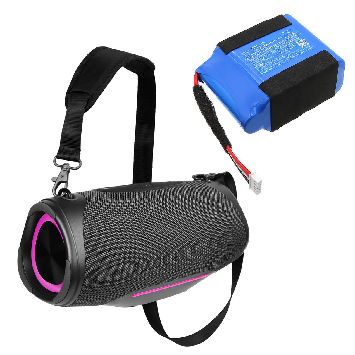 10.8V, Li-ion, 7800mAh, Batterie de haut-parleur compatible avec Medion, 3icr19/66-3, 50077082, Life P61746, 84.24Wh Haut-parleur Cameron Sino Technology Limited