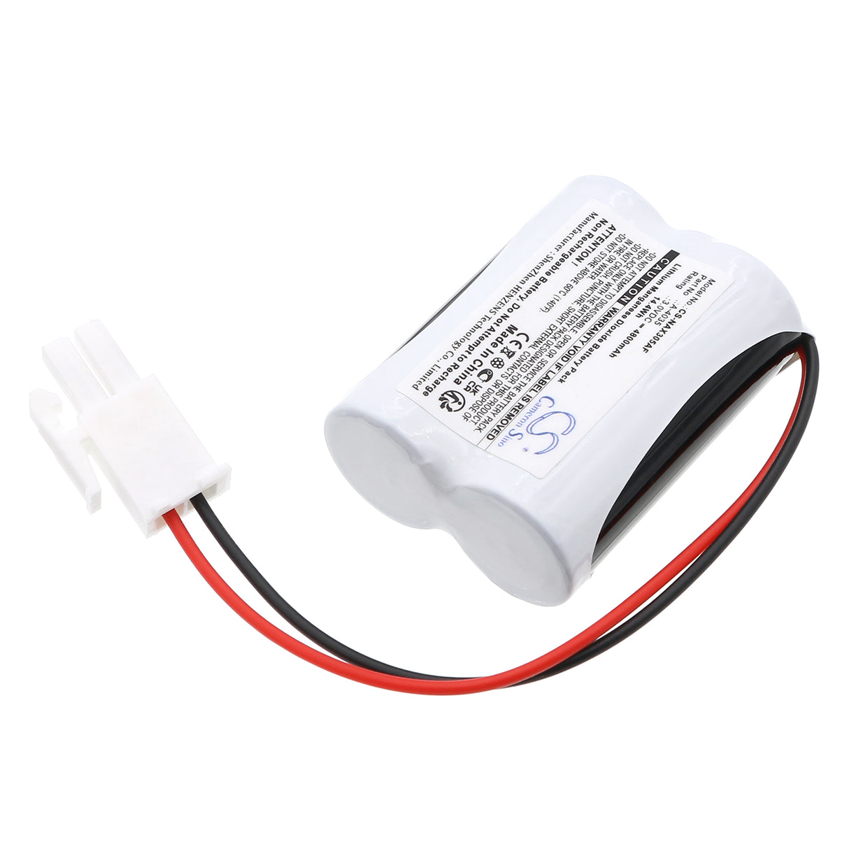 3.0V, Li-MnO2, 4800mAh, batterie de chasse d'eau automatique convient à Inax, A-4035, In-am-90, 14.4Wh Chasse d'eau automatique Cameron Sino Technology Limited