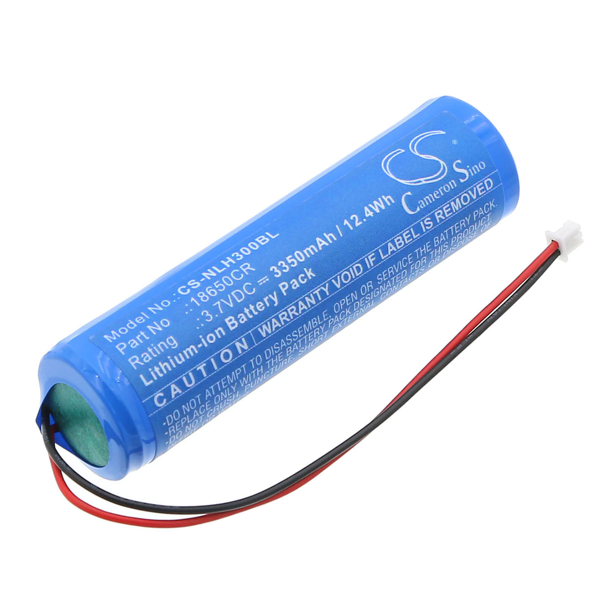 3,7V, Li-ion, 3350mAh, Batterie de scanner de codes-barres compatible avec Newland, 18650cr, Nls-nvh300, 12,4Wh Scanner de codes-barres Cameron Sino Technology Limited