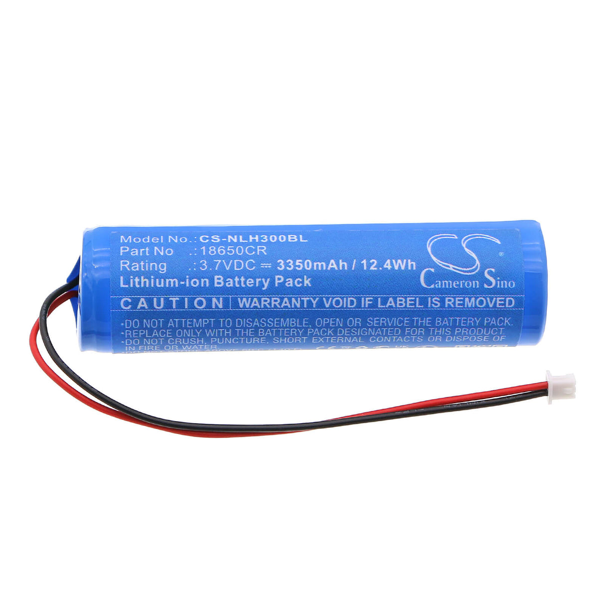 3,7V, Li-ion, 3350mAh, Batterie de scanner de codes-barres compatible avec Newland, 18650cr, Nls-nvh300, 12,4Wh Scanner de codes-barres Cameron Sino Technology Limited