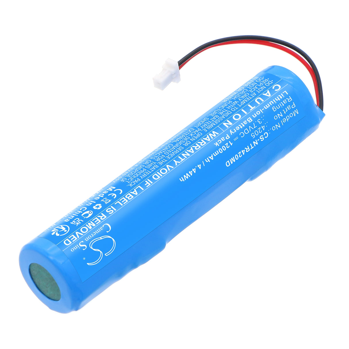 3.7V, Li-ion, 1200mAh, Medical battery fits Integra 8 Channel, 4205, 12 Channel VIAFLO, 12 Channel VOYAGER, 4.44Wh Medical Cameron Sino Technology Limited