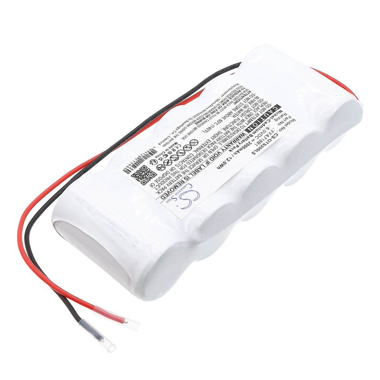 6.0V, Ni-CD, 2000mAh, Batterie d'éclairage de secours compatible avec Otis, Ffa718b1, 2000, Alimentation de secours Ecu 2, 12.0Wh Éclairage de secours Cameron Sino Technology Limited