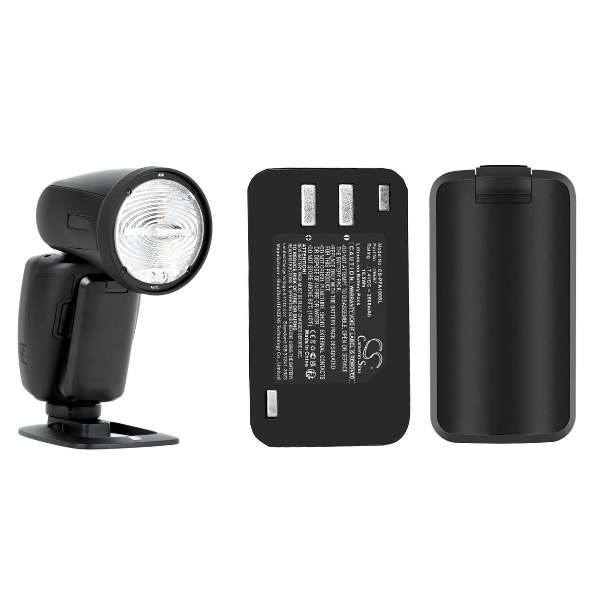 7.4V, Li-ion, 2500mAh, Strobe Lighting battery fits Profoto, 29597, A1, A10, 18.5Wh Strobe Lighting Cameron Sino Technology Limited