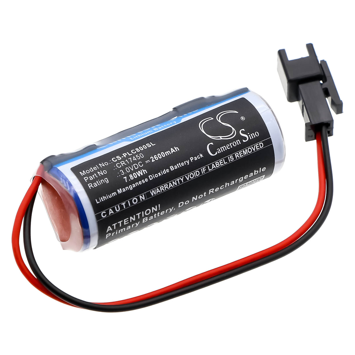 PLC Battery for Automatic Flusher Cr8.l, Cr8.lhc 3.0v, 2600mah - 7.80wh PLC Cameron Sino Technology Limited