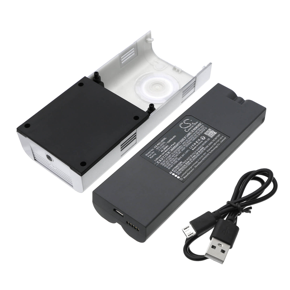 3.7V, Li-ion, 12400mAh Home Security Camera Battery fits Ring, Video Doorbell, Video Doorbell 3, 45.88Wh Home Security Camera Cameron Sino Technology Limited