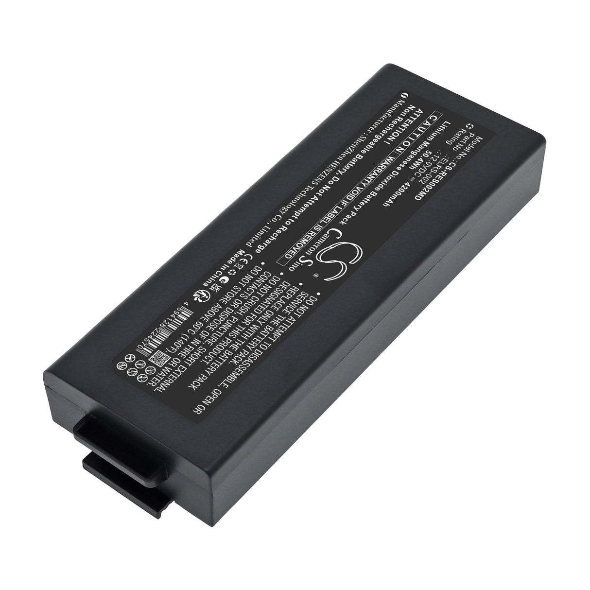12V, Li-MnO2, 4200mAh, Medical battery fits Progetti, ELRS-002, Rescue Sam Defibrillator, 50.4Wh Medical Cameron Sino Technology Limited
