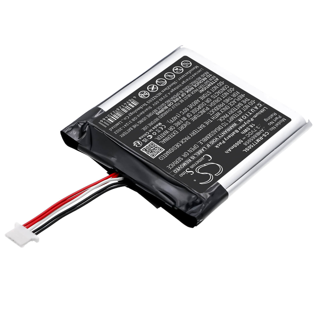 3,7V, Li-Polymer, 5000mAh, GPS, batterie de navigateur s'adapte à Rand Mcnally, AHB865958, TND-750, 18,5Wh GPS, Navigator Cameron Sino Technology Limited