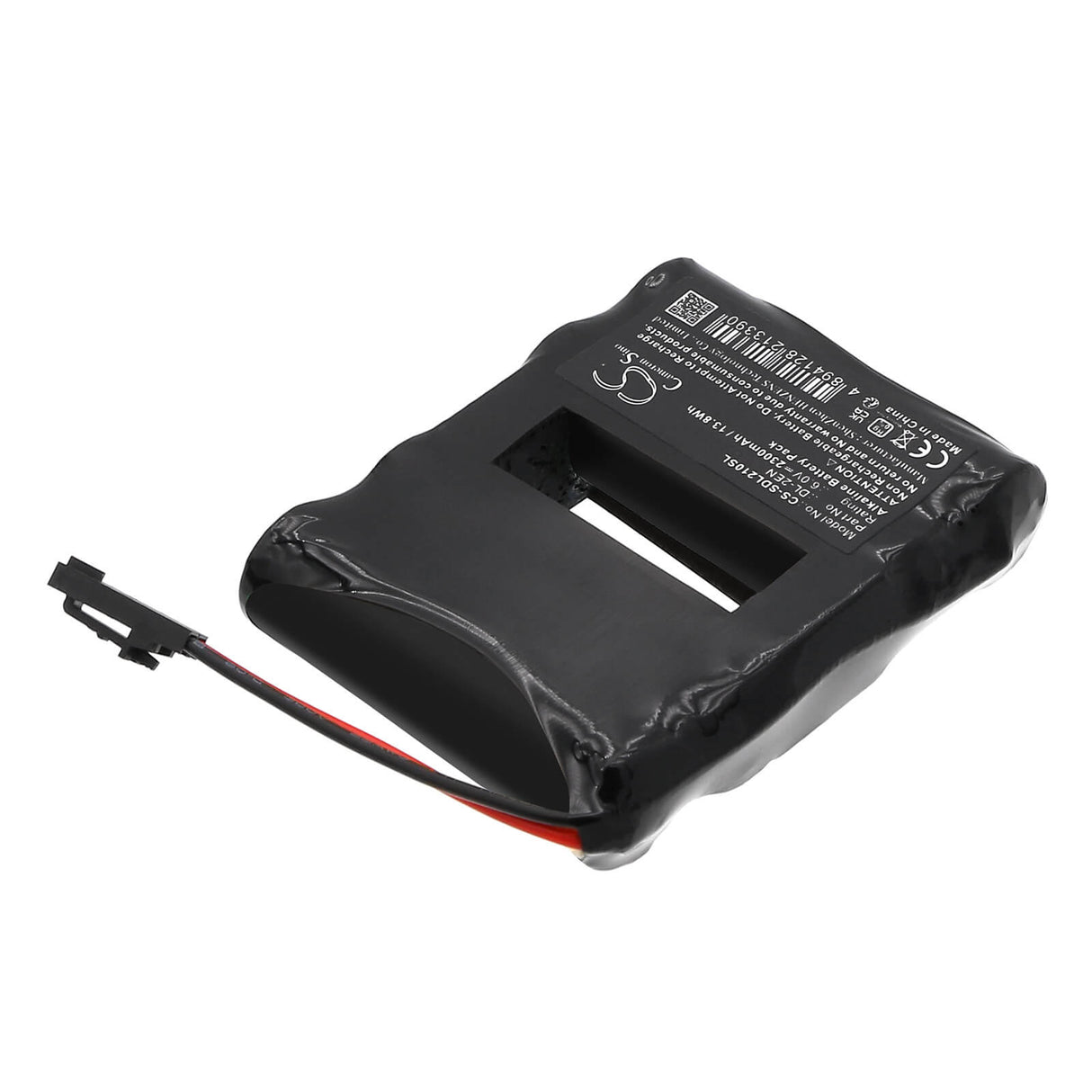 6,0V, Alcaline, 2300mAh, Batterie de serrure de porte compatible avec Doorlock, Dl-2en, 13.8Wh Serrure de porte Cameron Sino Technology Limited