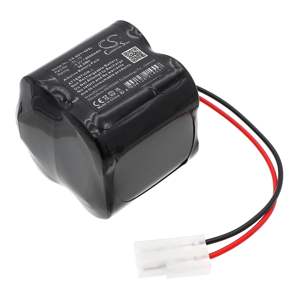 6.0V, Alkaline, 6000mAh, Door Lock battery fits Alarm Lock, DL-10, 1u106, Bca2500-4ewp-w9030ec, 36.0Wh Door Lock Cameron Sino Technology Limited