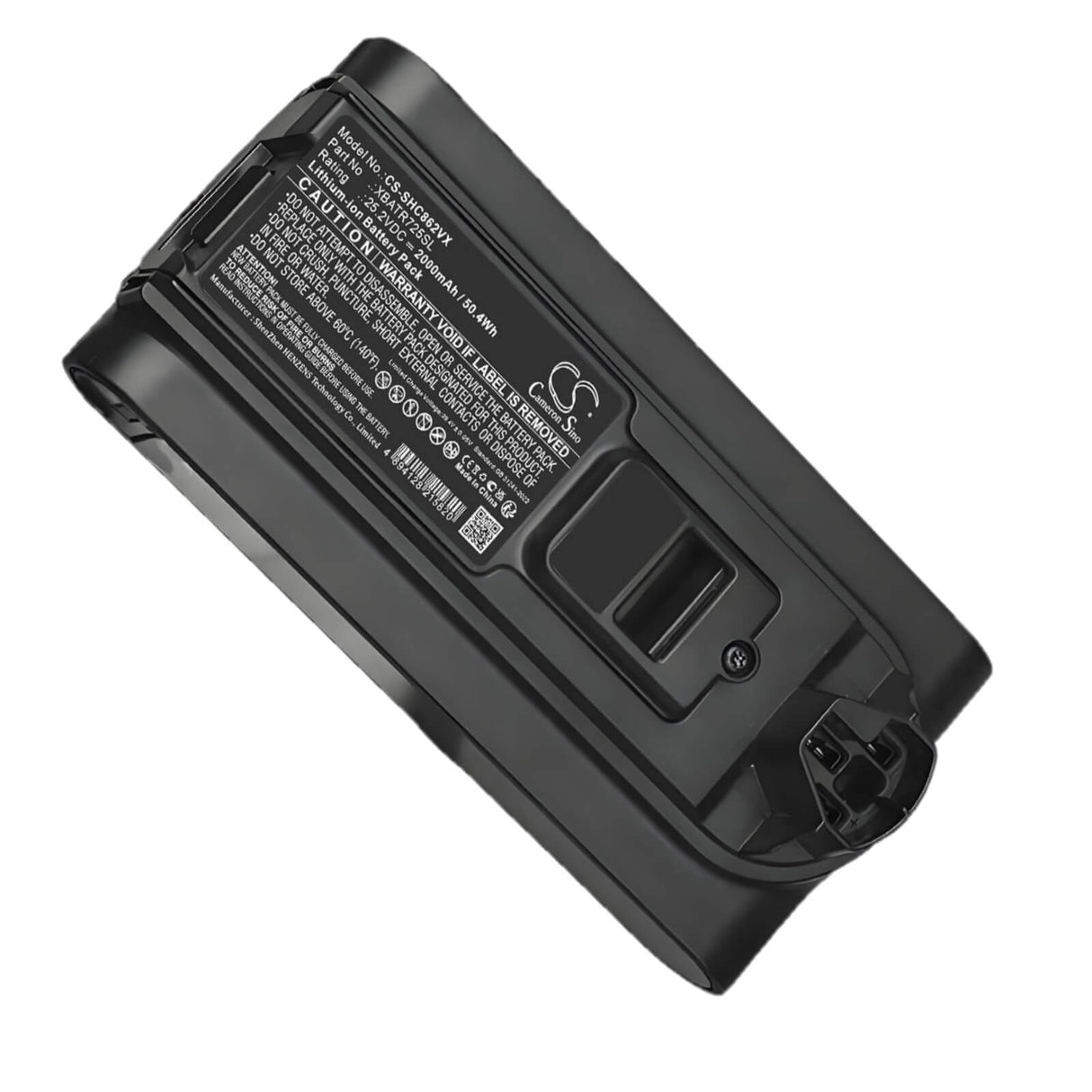 25.2V, Li-ion, 2000mAh, Vacuum battery fits Shark, Xbatr725sl, Cordless Stratos, Iz840h, 50.4Wh Vacuum Cameron Sino Technology Limited
