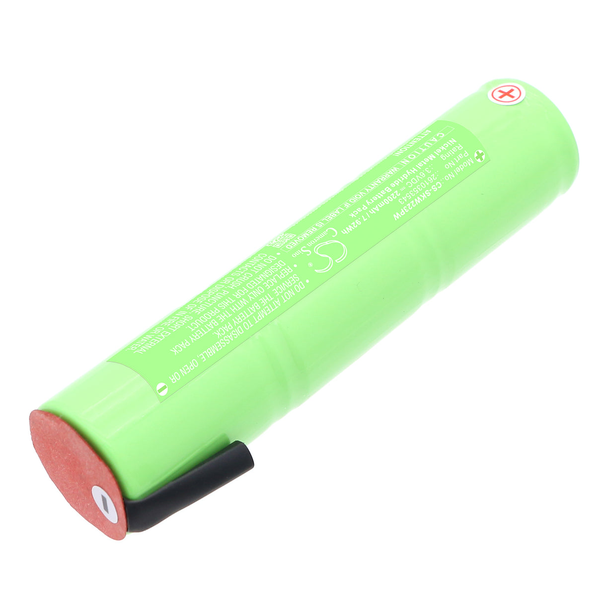 3.6V, Ni-MH, 2200mAh, Power Tools battery fits Skil, 2610353543, 2238 Cordless Power Wrench, 7.92Wh Power Tools Cameron Sino Technology Limited