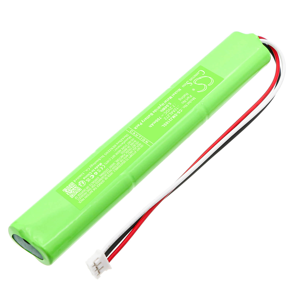 7,2V, Ni-MH, 700mAh, Équipement, Enquête, Batterie de test compatible Mitutoyo, 12AAL272, Surftest SJ-210, 5,04Wh Équipement, Enquête, Test Cameron Sino Technology Limited
