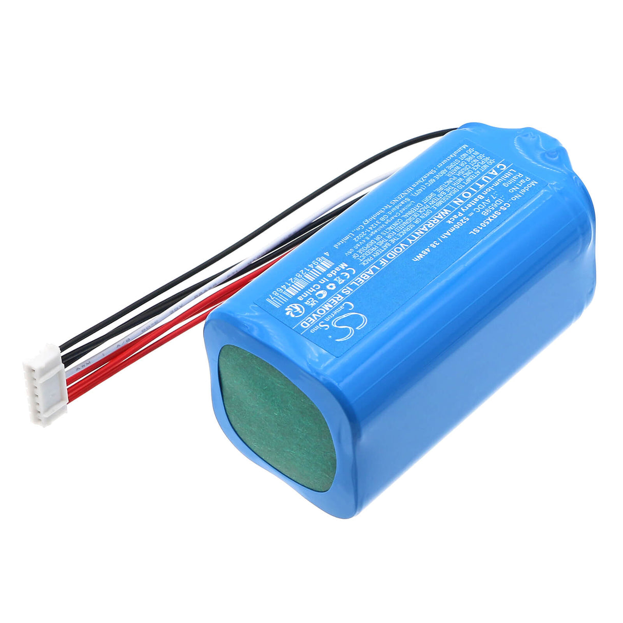7.4V, Li-ion, 5200mAh, Batterie pour haut-parleur compatible avec Sony, Id659b, Srs-xb501, Srs-xb501g, 38.48Wh Haut-parleur Cameron Sino Technology Limited