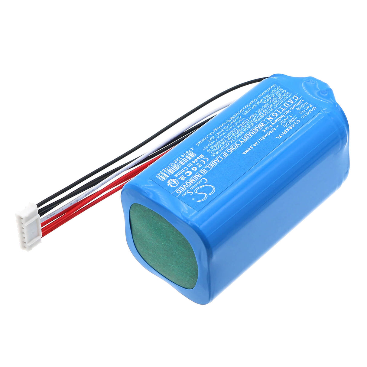 7.4V, Li-ion, 6700mAh, Batterie de haut-parleur compatible avec Sony, Id659b, Srs-xb501, Srs-xb501g, 49.58Wh Haut-parleur Cameron Sino Technology Limited