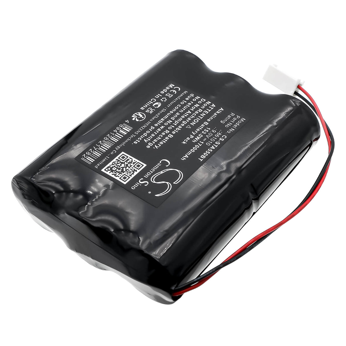 9.0V, Alkaline, 17000mAh, Alarm System battery fits Silentron, 861010, 5501, 5503, 153.0Wh Alarm System Cameron Sino Technology Limited (Dangerous Goods)