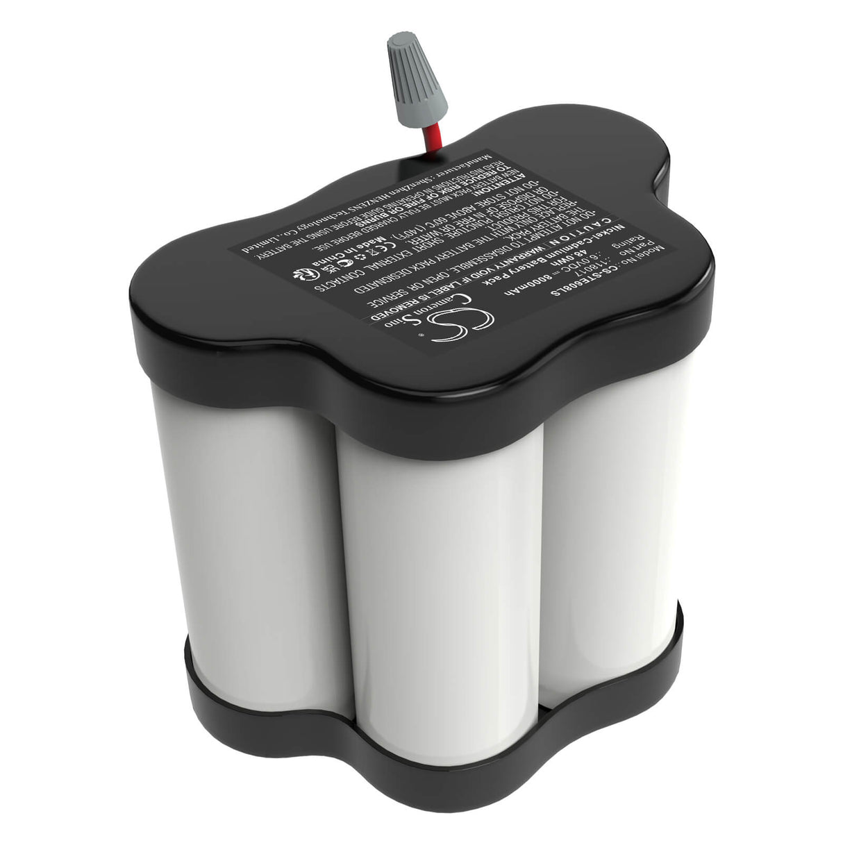 6.0V, Ni-CD, 8000mAh, Batterie d'éclairage de secours compatible avec Stahl, 118017, Ecolux 6608/5, 48.0Wh Éclairage de secours Cameron Sino Technology Limited