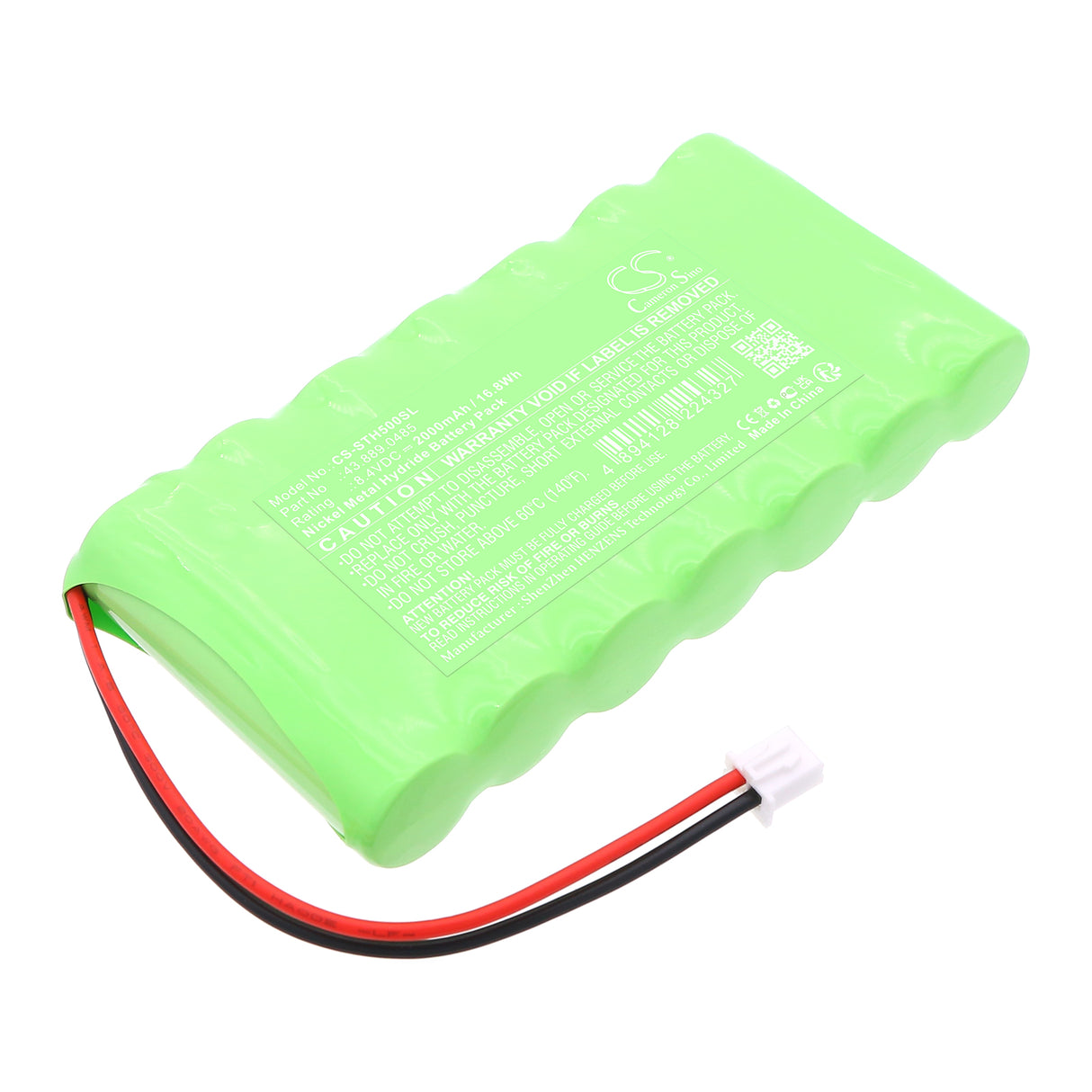 8.4V, Ni-MH, 2000mAh, Equipment, Survey, Test battery fits Sauter, 43.889.0485, FH 500, FH 500 Force Gauge, 16.8Wh Equipment, Survey, Test Cameron Sino Technology Limited