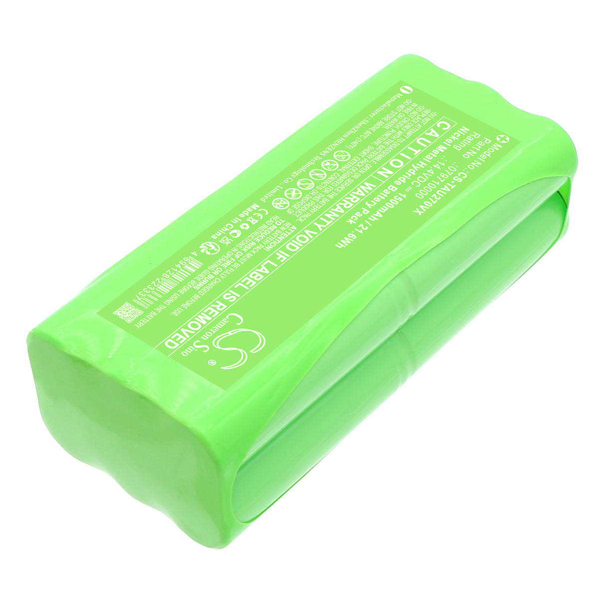 14.4V, Ni-MH, 1500mAh, Vacuum battery fits Taurus, 79710000, Saugroboter Striker Slim VER. II, Striker Slim Ver II, 21.6Wh Vacuum Cameron Sino Technology Limited