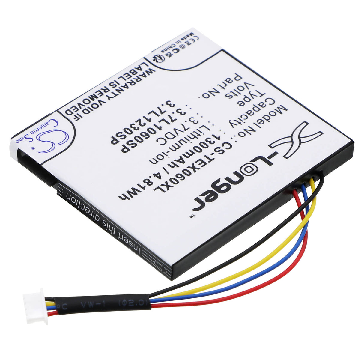 Calculator battery For Texas Instruments Ti-nspire Cx, Ti-nspire Cx Cas, 3.7v, 1300mah - 4.81wh Calculator Cameron Sino Technology Limited