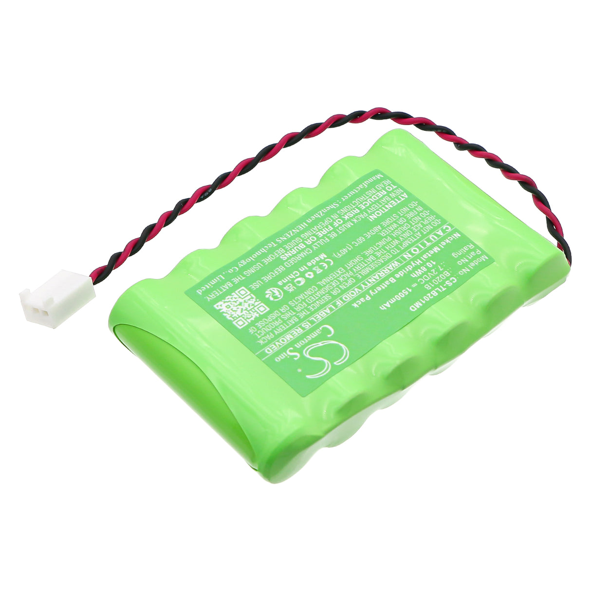 7.2V, Ni-MH, 1500mAh, Batterie médicale compatible avec Tunstall, B0201b, Lifeline Vi, Lifeline Vi+, 10.8Wh Medical Cameron Sino Technology Limited (Médical)