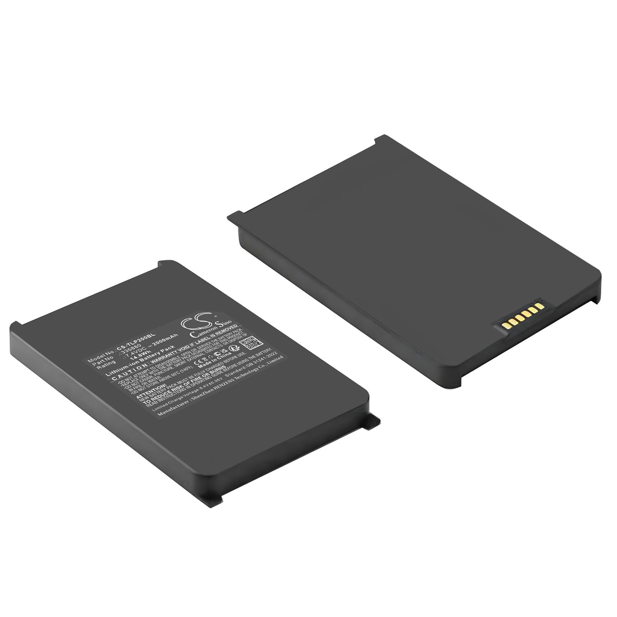 7,4V, Li-ion, 2000mAh, Batterie pour terminal de paiement compatible avec Tactilion, 335880, P2000l, 14,8Wh Terminal de paiement Cameron Sino Technology Limited