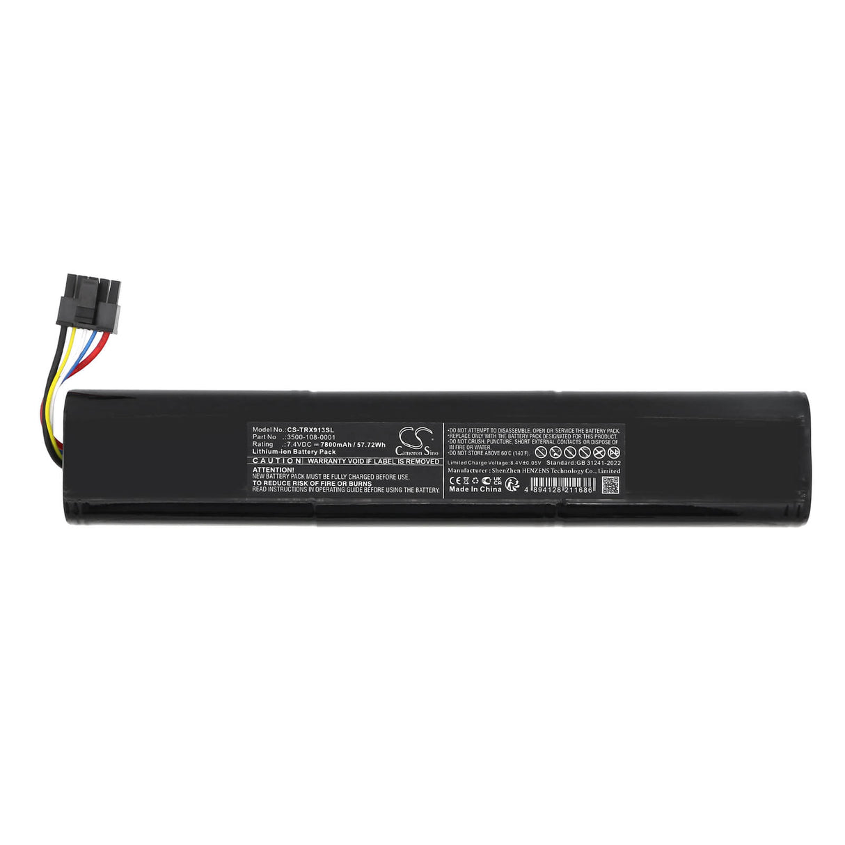 7.4V, Li-ion, 7800mAh, Satellite Phone battery fits Thuraya, 9103, Ip Modem, 57.72Wh Satellite Phone Cameron Sino Technology Limited