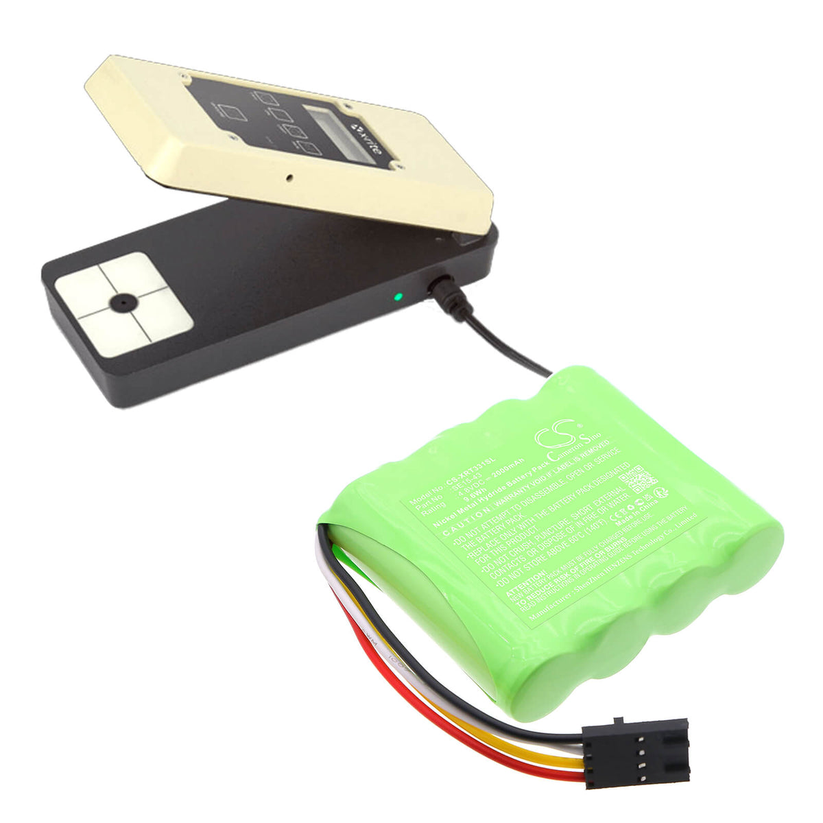 Batería TECHTEK 2000mAh Para X-Rite SE15-32 | Ni-MH 3.6V | Repuesto Original | Larga Duración