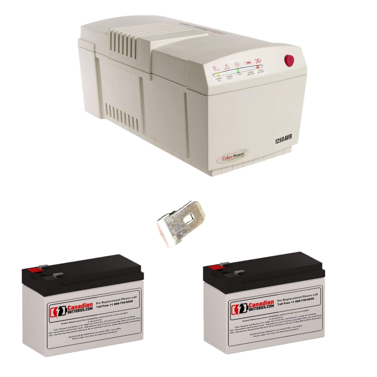 CyberPower CPS1250AVR UPS Battery Kit 12V 9Ah 2 Pack UPS Batteries CB Range