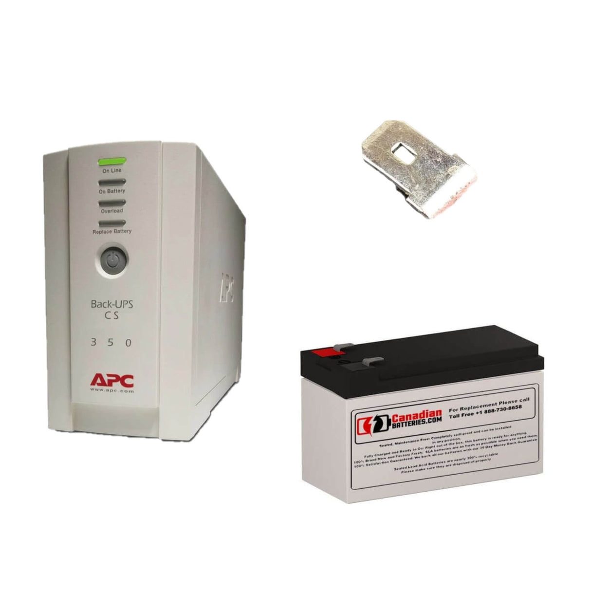 UPS Battery for APC CS 350 Back-UPS – 12V 7Ah AGM Replacement RBC2 UPS Batteries CB Range