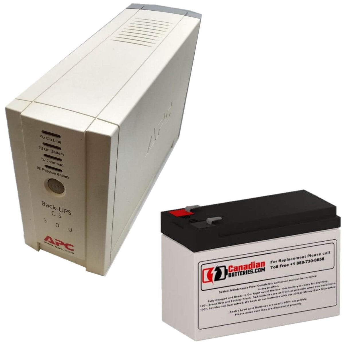 Cs500 Battery Replacement For Apc Back UPS, 12V 7Ah UPS Batteries CB Range