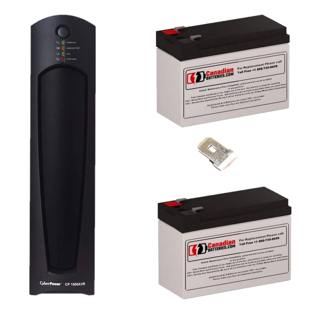 CyberPower BH1500 UPS Battery Replacement 12V 9Ah 2-Pack UPS Batteries CB Range
